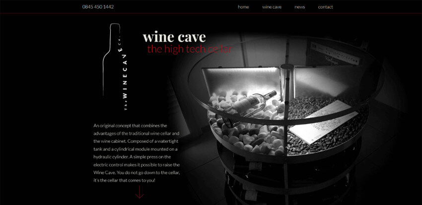 The Wine Cave Company Website
