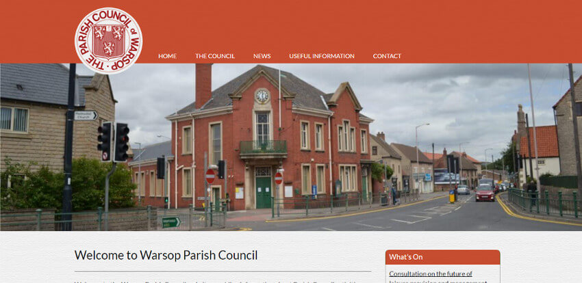 Warsop Parish Council Website